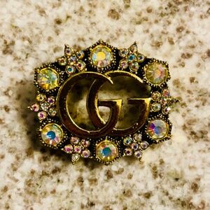 Gucci GG Aurora Crystal Brooch